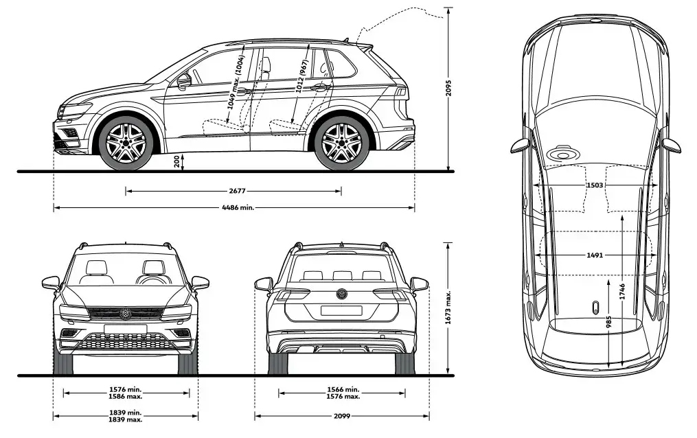 Funkčnost a komfort Volkswagen Tiguan