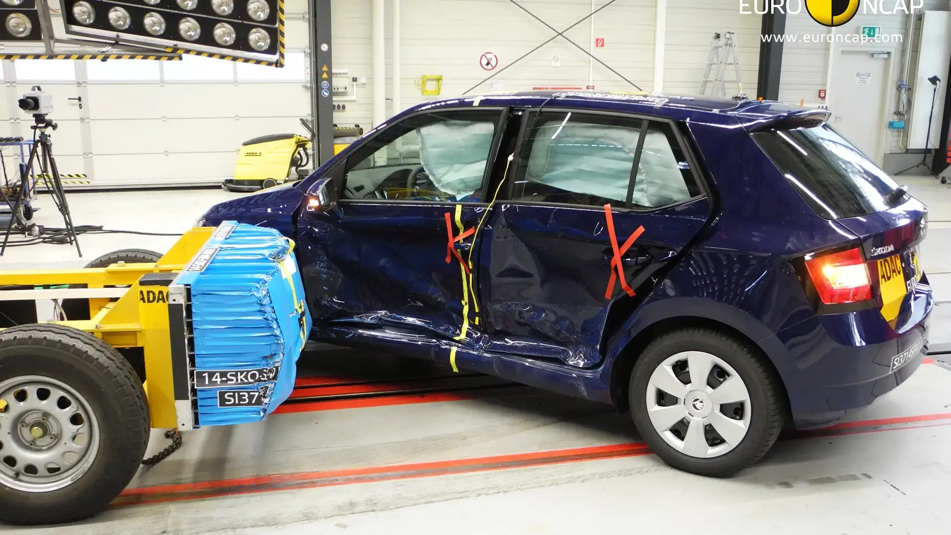 Crash Test Vozu Skoda Fabia