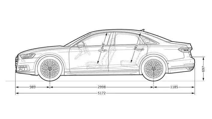 Rozmery Audi A8