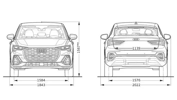 Rozmery Audi Q3