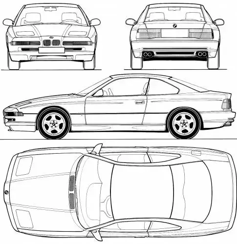 Rozmery BMW E31