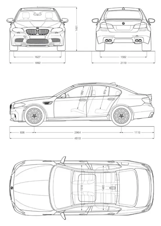 Rozmery BMW F10