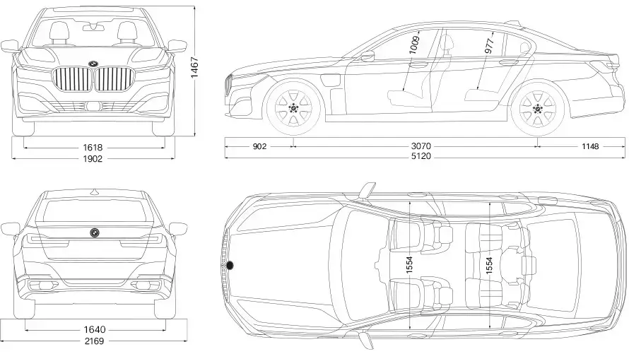 Rozmery BMW G11