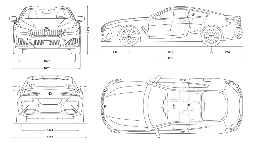 Rozmery BMW G15