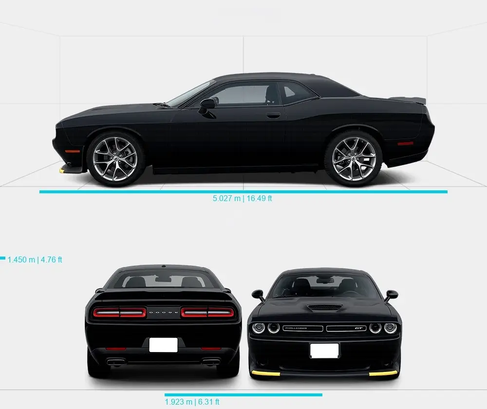 Rozmery Dodge Challenger