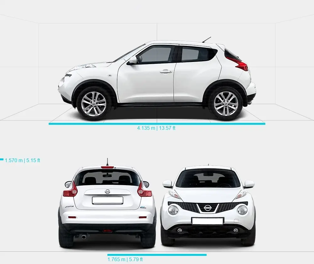 Rozmery Nissan Juke