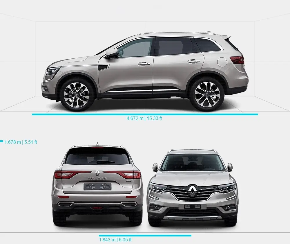 Rozmery Renault Koleos